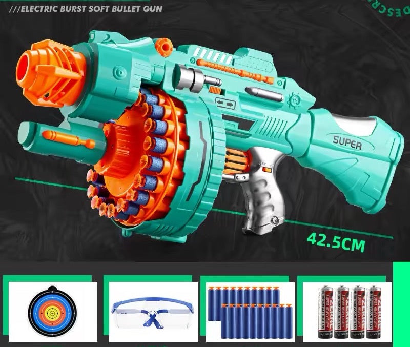 Full-Auto Rotary Electric Nerf Gatling Gun