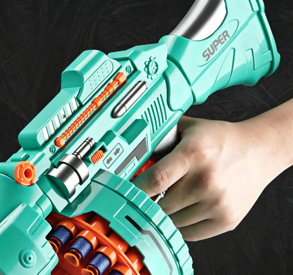 Full-Auto Rotary Electric Nerf Gatling Gun
