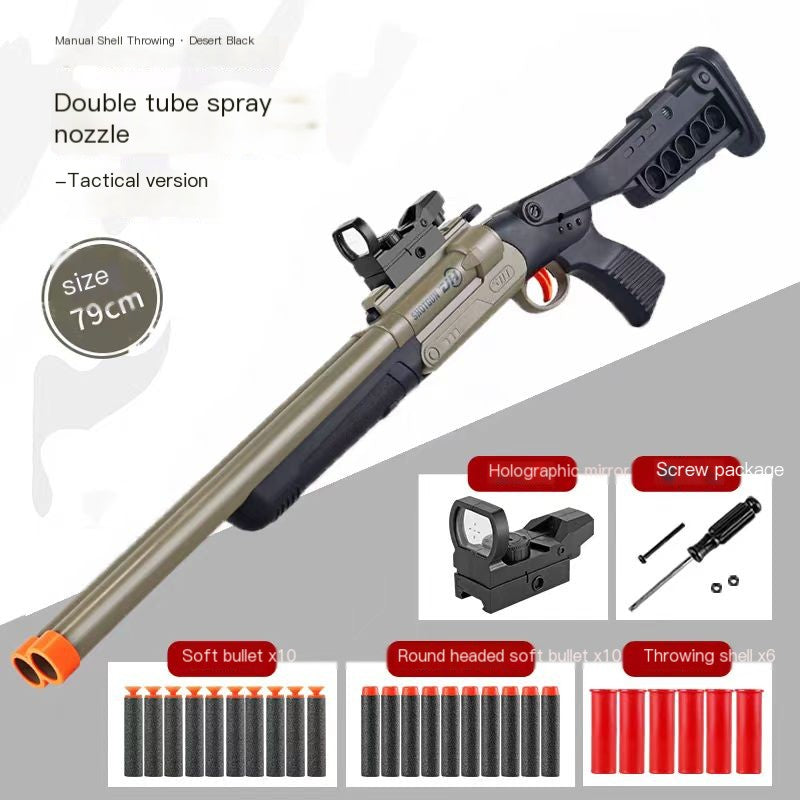 S686 Double Barrel Shell Ejecting Nerf Shotgun