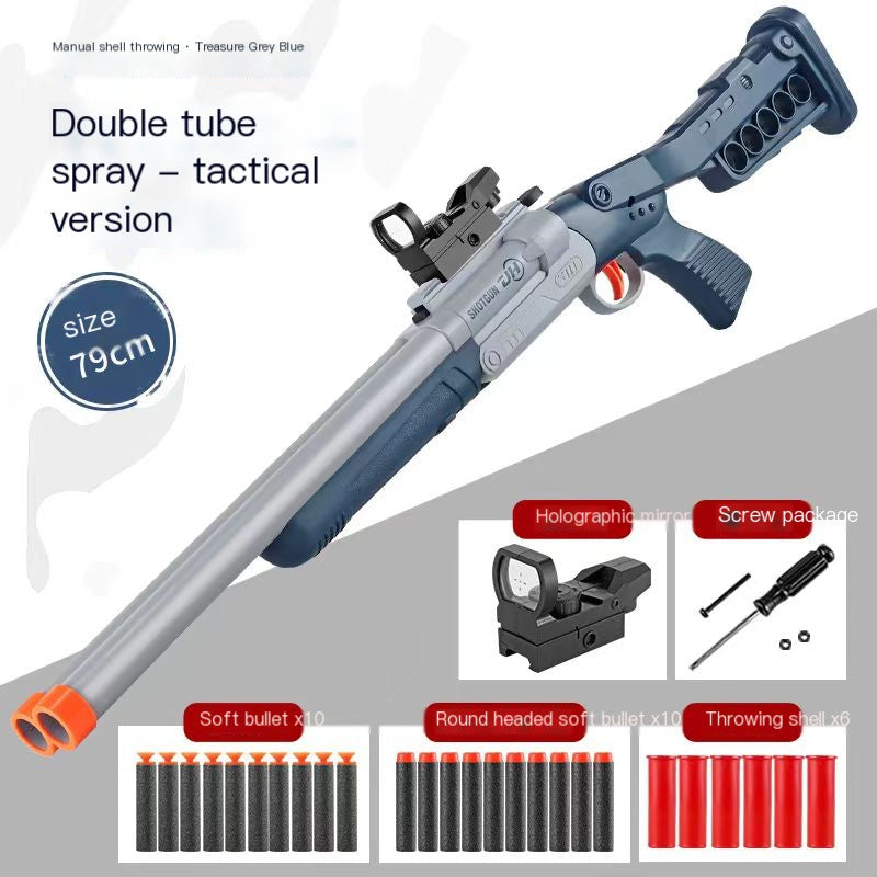 S686 Double Barrel Shell Ejecting Nerf Shotgun
