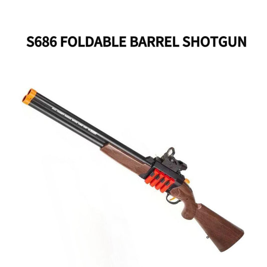 S686 Foldable Nerf Double Barrel Shotgun