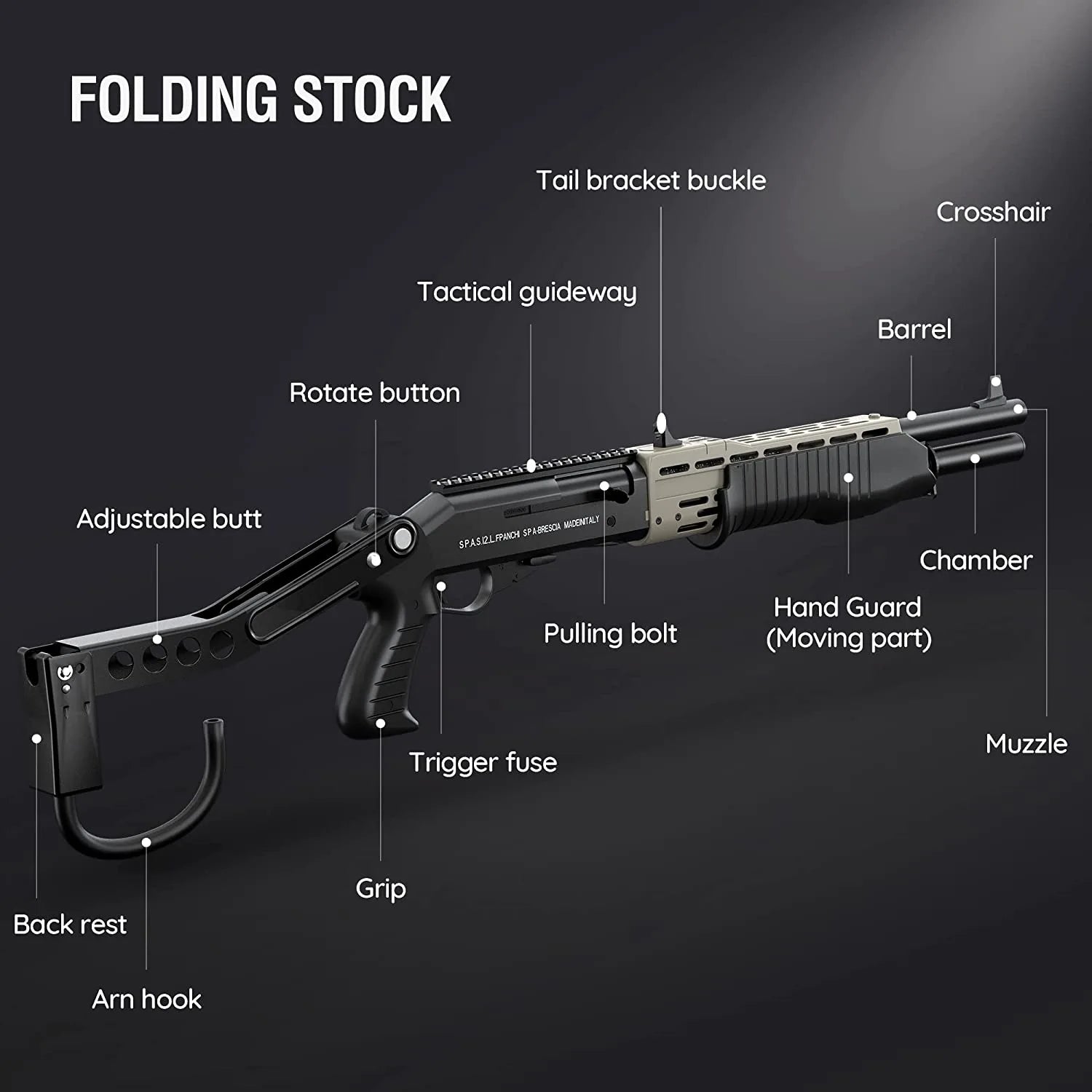 UDL SPAS12 Shell Ejecting Nerf Shotgun