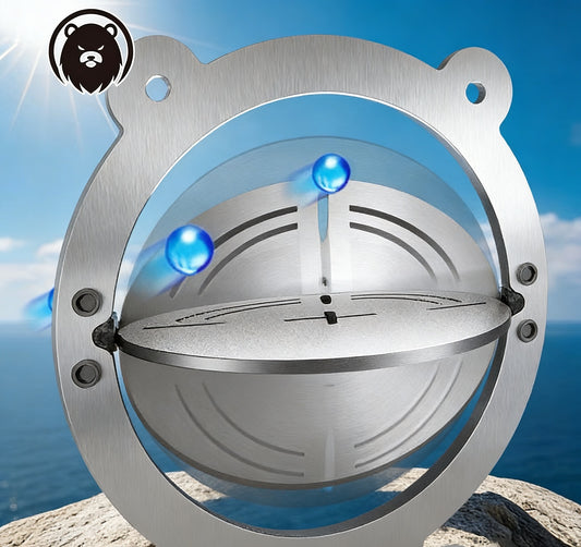 Bear Flip Target – Stainless Steel Reset Target