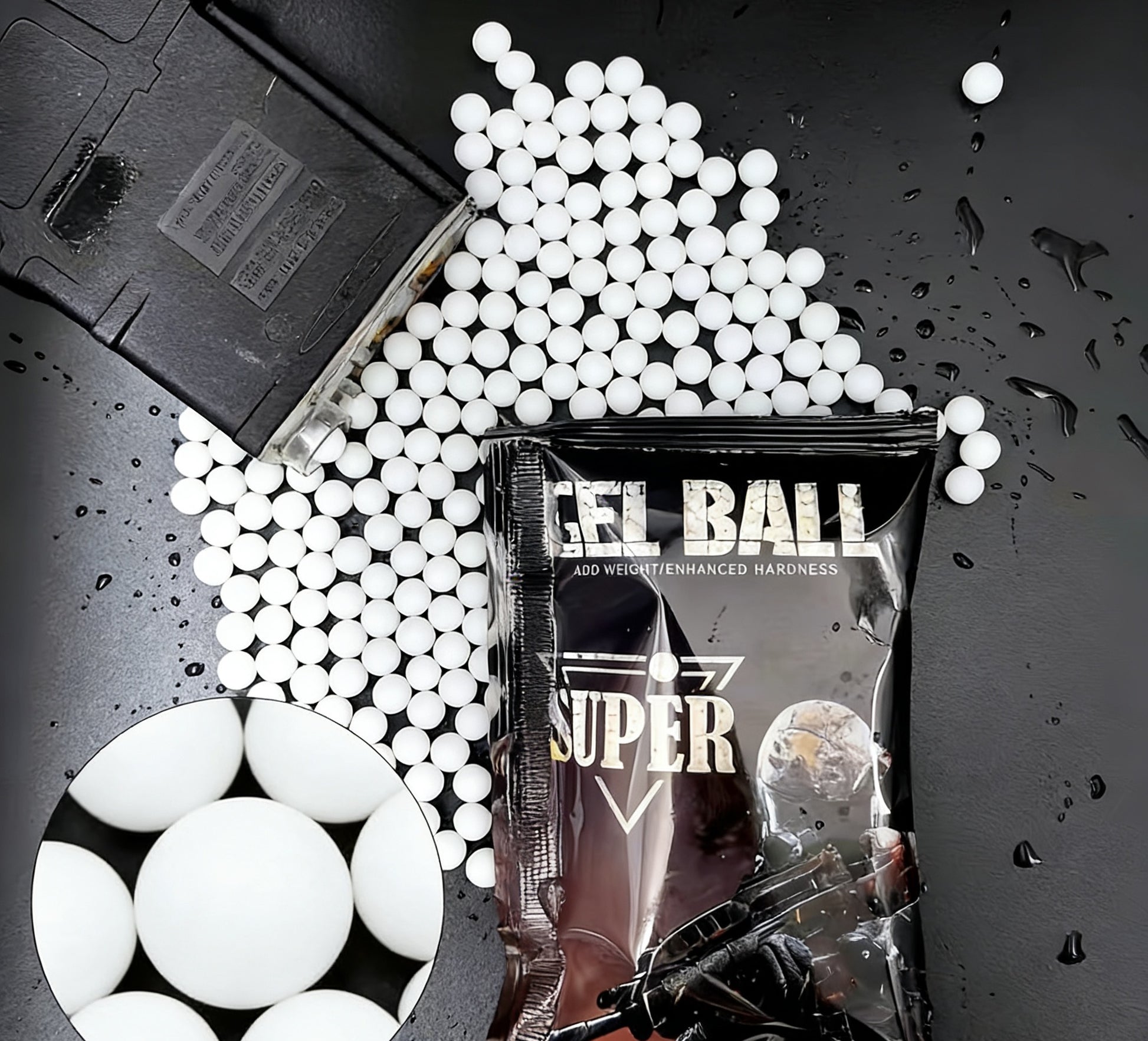 Super White Heavyweight Gel Balls