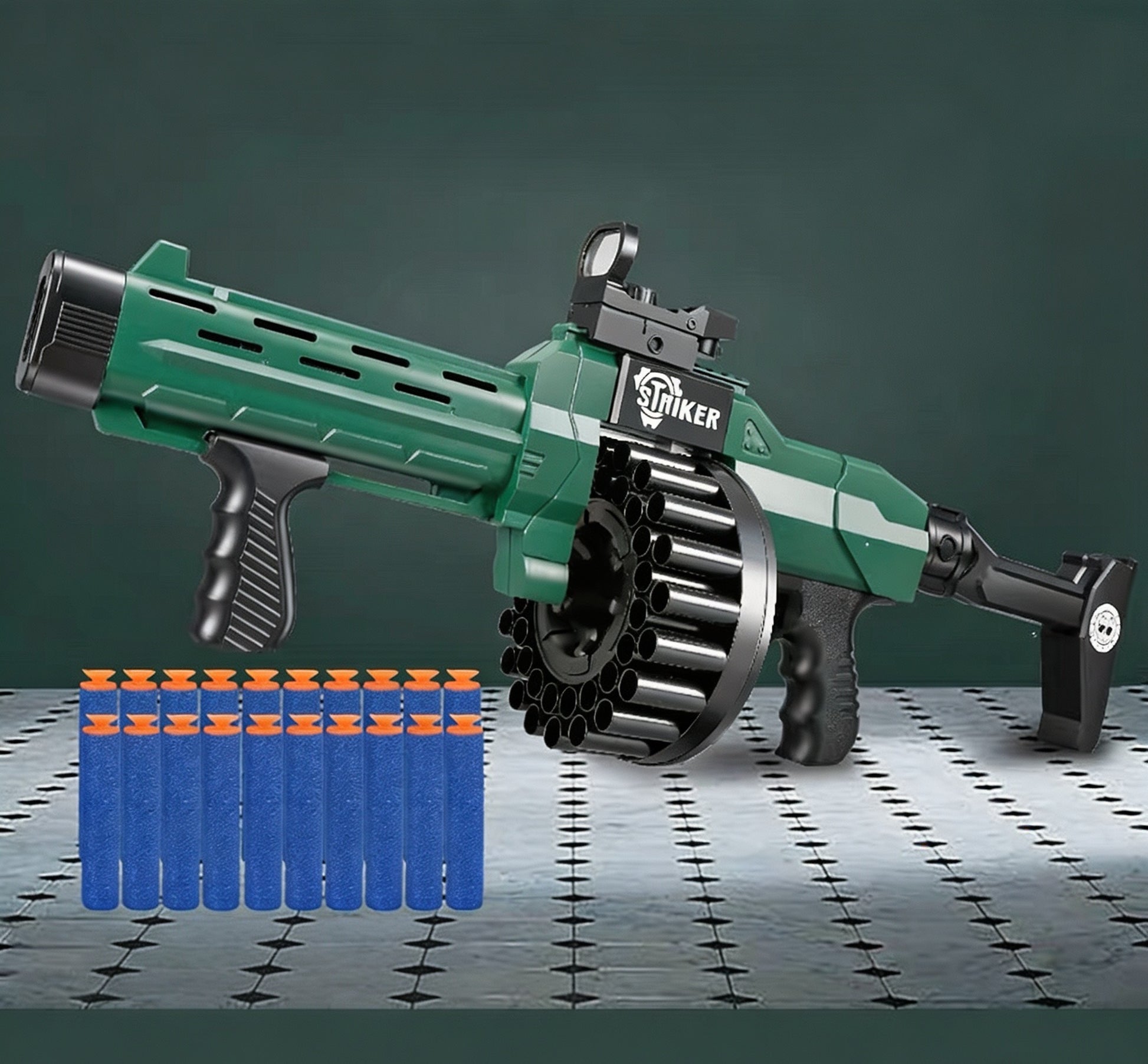 Taizhen Manual Rotary Nerf Machine Gun