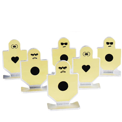 Tough Warrior Metal Shooting Target Set 6pcs