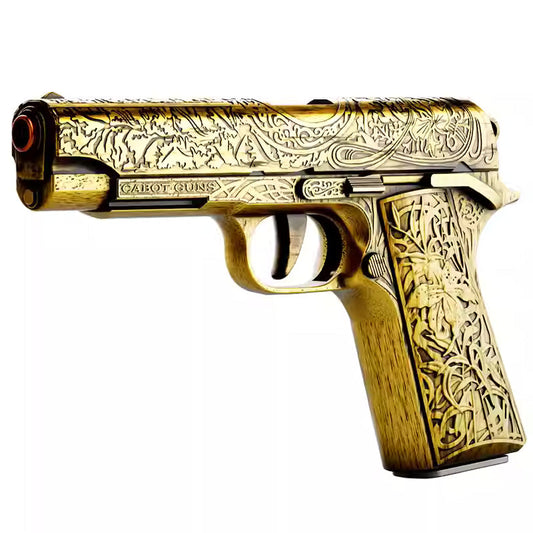 Vintage Engraved M1911 Shell-Ejecting Pistol toy