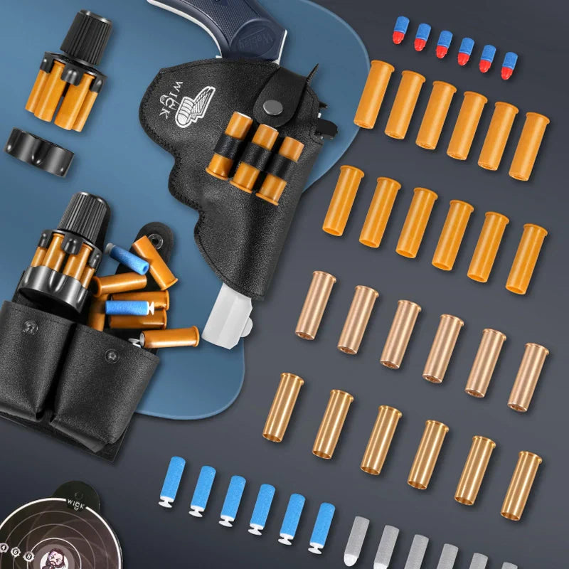 Wick MARK-4/5/6 Break-Action Folding Nerf Revolver