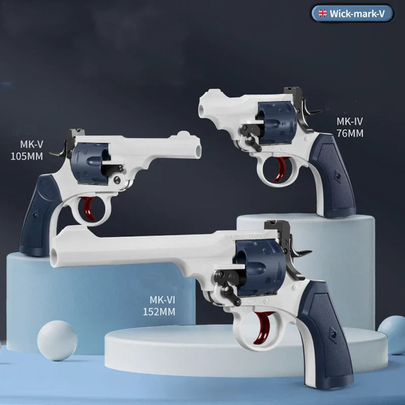 Wick MARK-4/5/6 Break-Action Folding Nerf Revolver