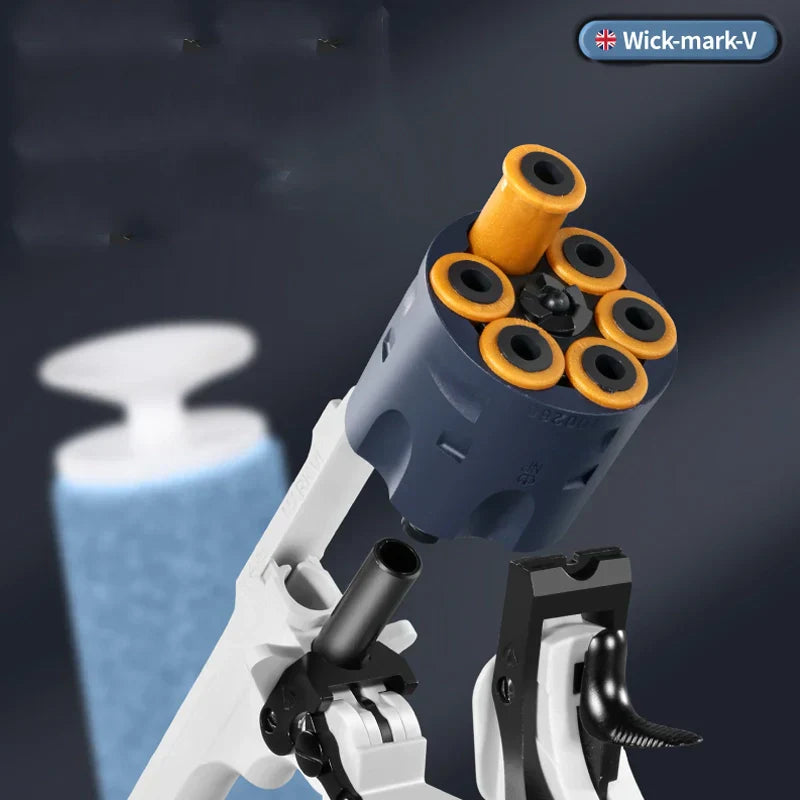 Wick MARK-4/5/6 Break-Action Folding Nerf Revolver