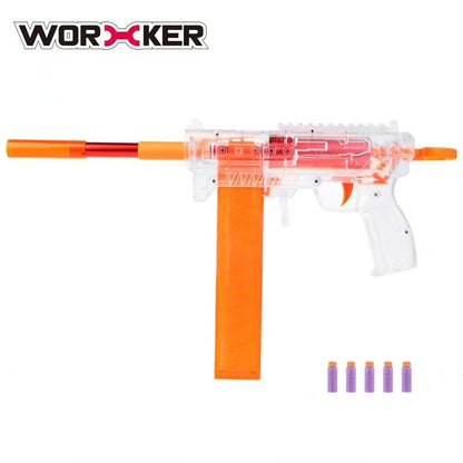 Worker Cheetah 2.0 Transparent Manual Nerf Gun