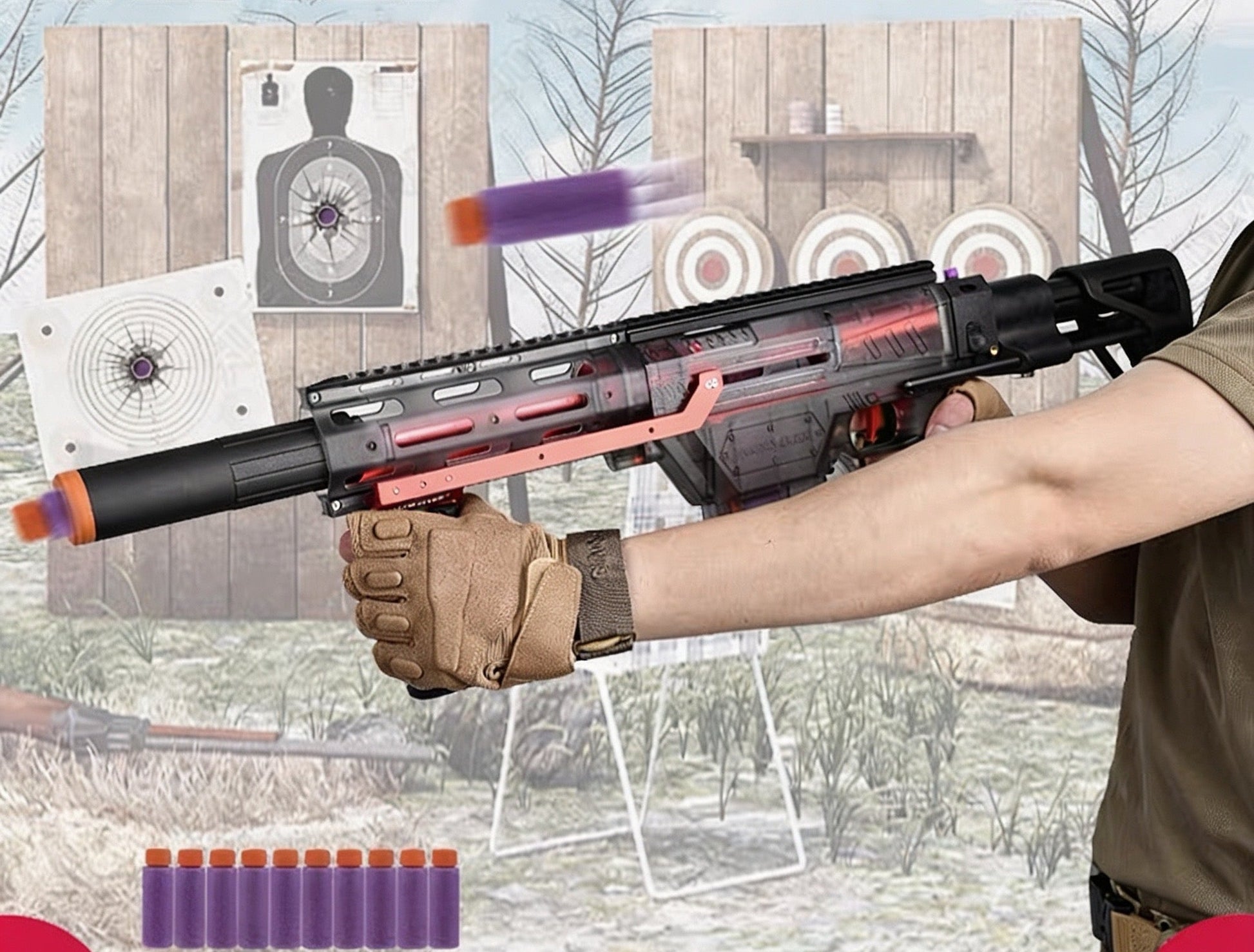 Worker Prophecy Honey Badger Nerf Gun