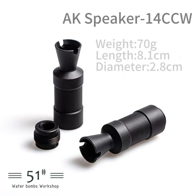 14mm CCW Metal Flash Hider Fire Cap