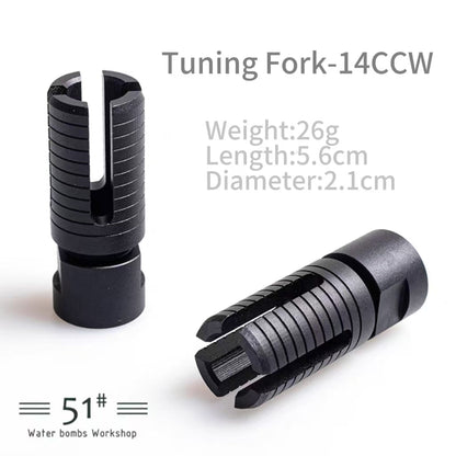 14mm CCW Metal Flash Hider Fire Cap