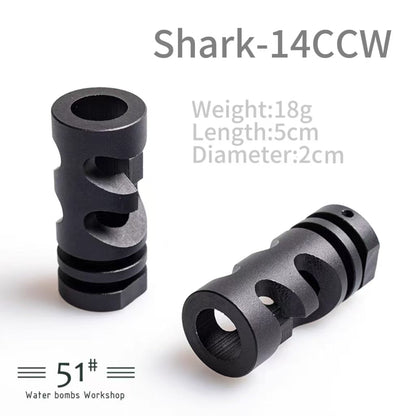 14mm CCW Metal Flash Hider Fire Cap