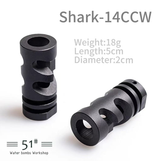 14mm CCW Metal Flash Hider Fire Cap