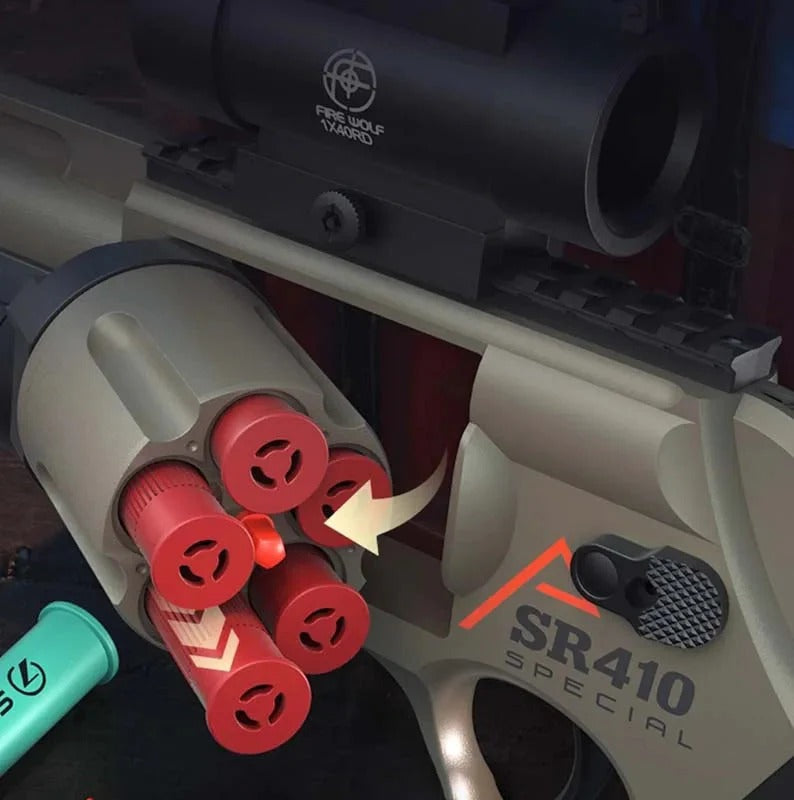 Sulun SR410 Revolver Blaster Manual Nerf Shotgun