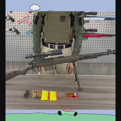 Kar98k Shell-Ejecting Nerf Sniper Rifle With Scope