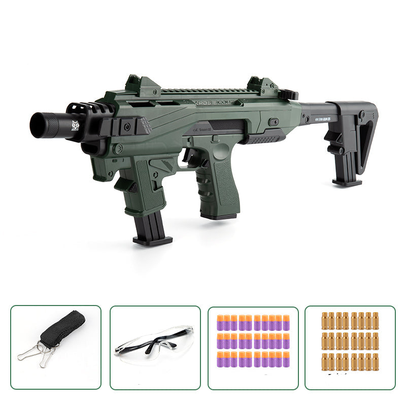 Arctic Fox Shell-Ejecting Carbine Nerf SMG