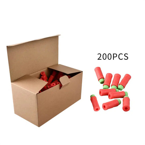 worker-bamboo-Nerf darts-36mm-red-green
