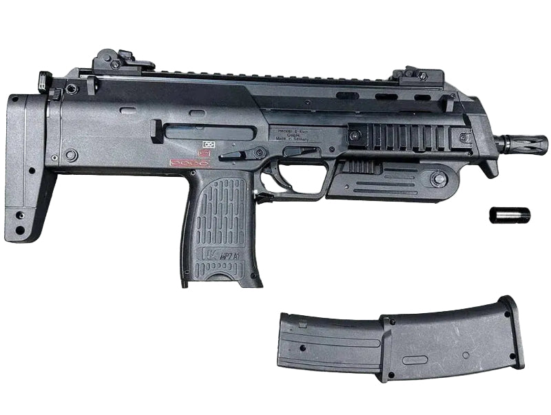 Zb Mp7 Electric Short Stock Gel Blaster